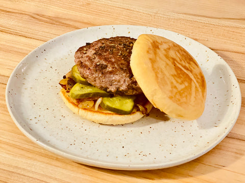 "Juicy Lucy" Burger with Ragged Point