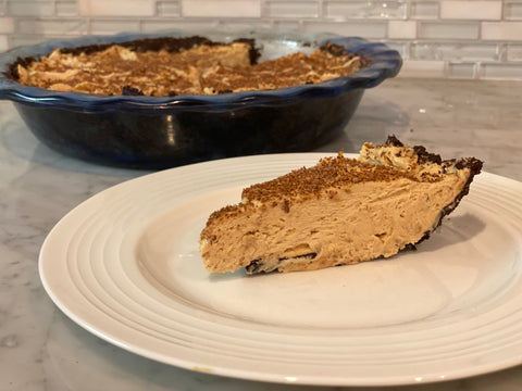 Chocolate Peanut Butter Icebox Pie