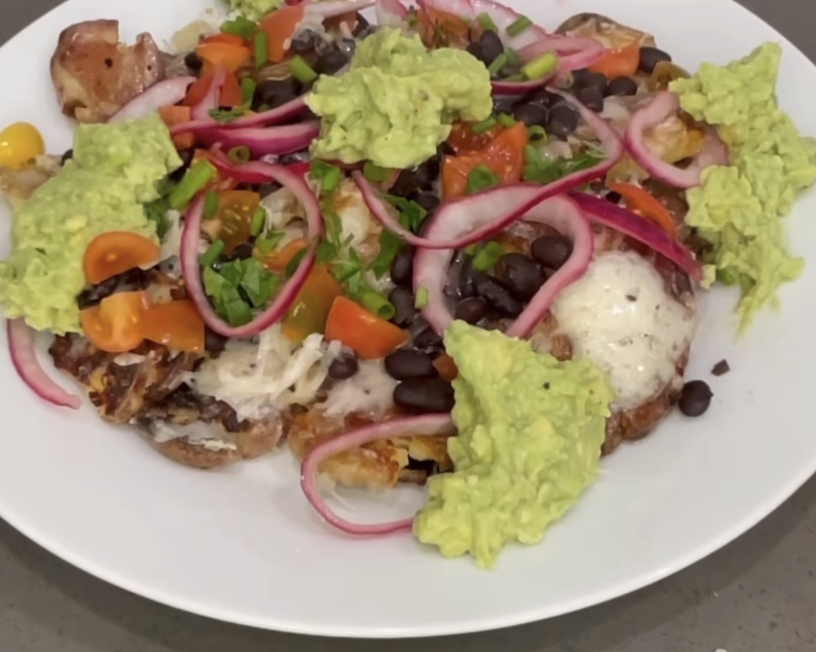 Smashed Potato Nachos