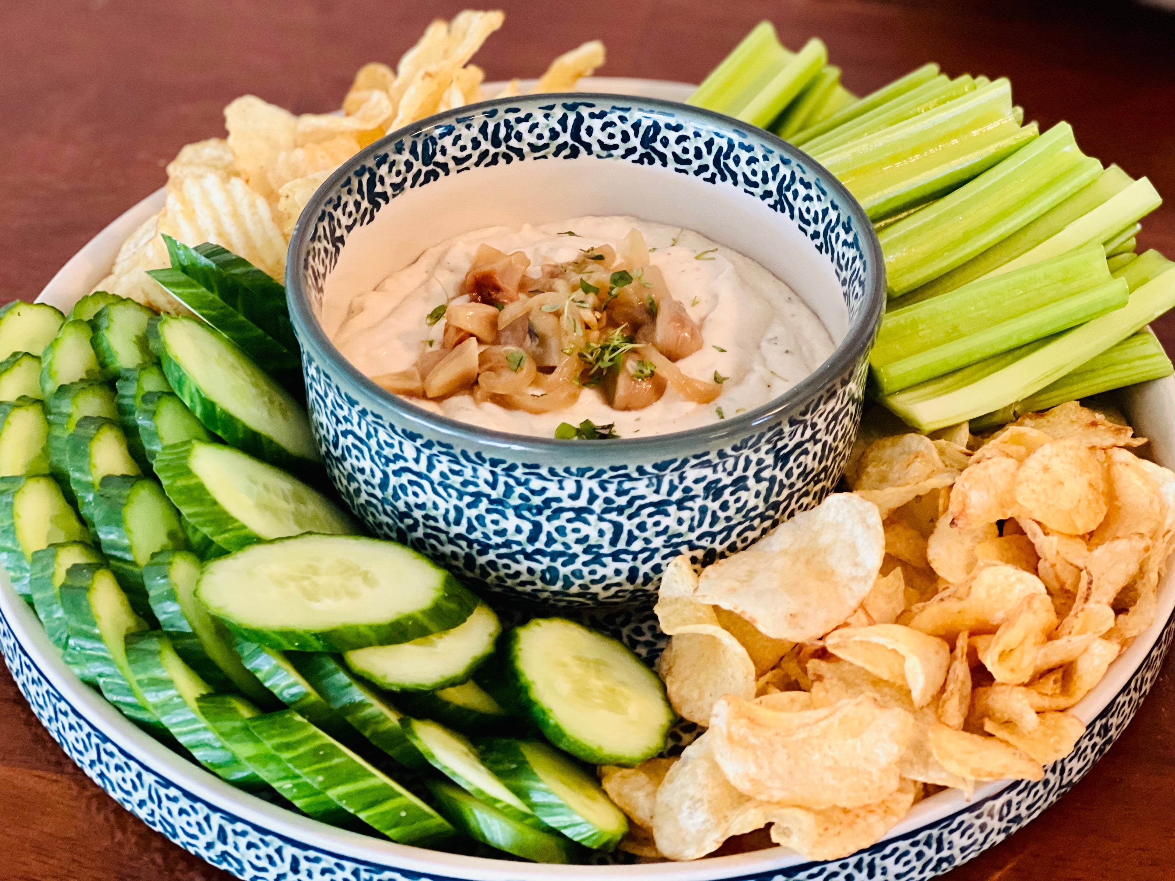 Caramelized Onion Garlic Dip