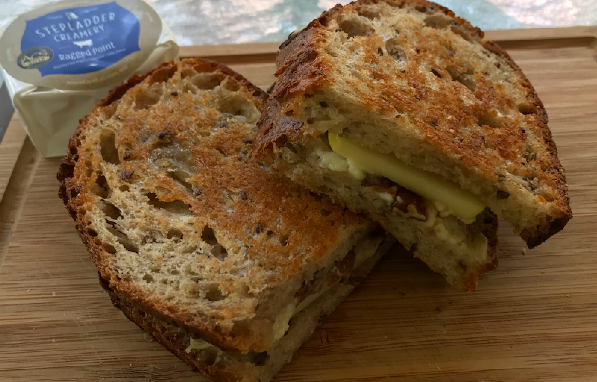 Grilled Ragged Point, Apple & Walnut Sandwich Recipe