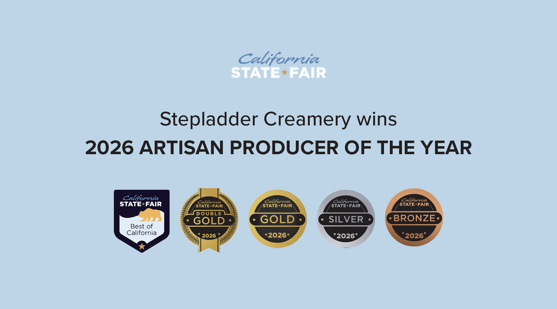 Stepladder Creamery Named 2026 Artisan Producer of the Year