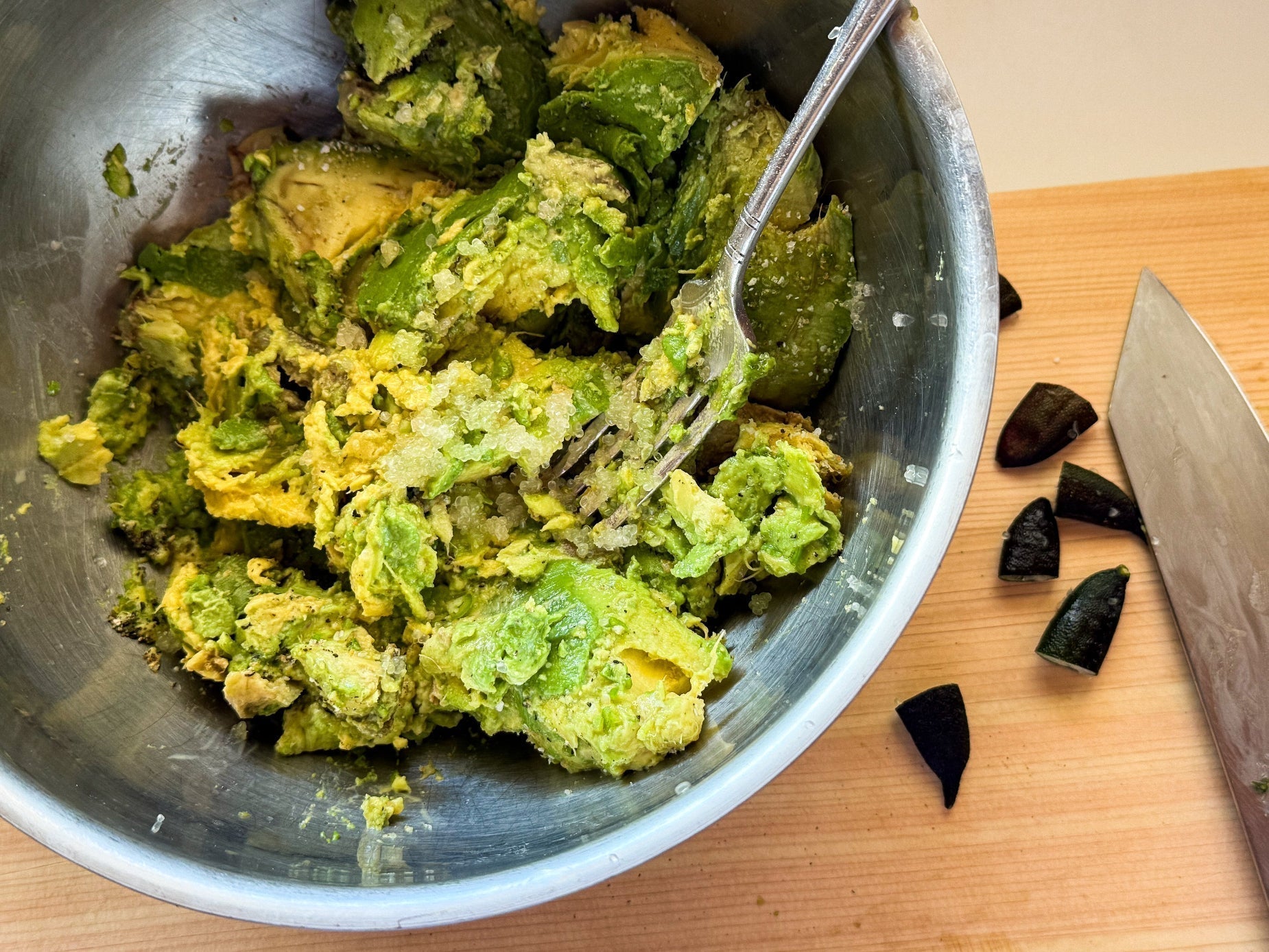 Finger Lime Guacamole