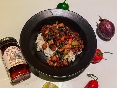 Honey-Passionfruit Shrimp Stir-Fry